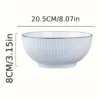 2pcs Ceramic Noodle Bowls